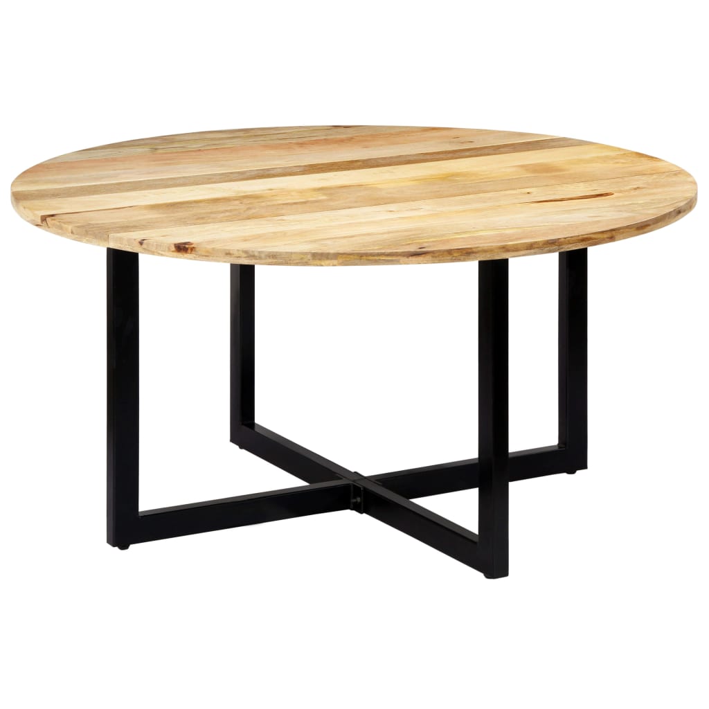 Table à manger 150 x 73 cm en bois de manguier massif