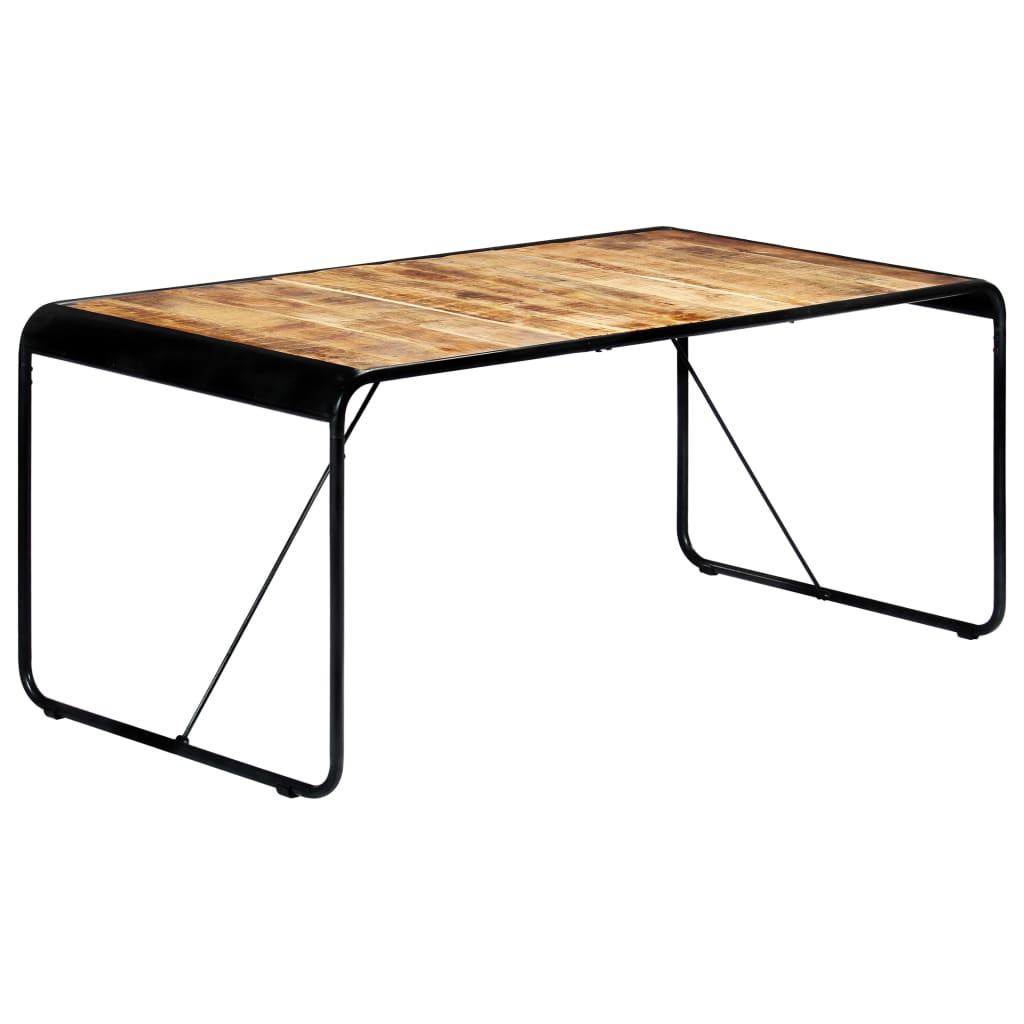 Dining table 180x90x76 cm Rough mango wood