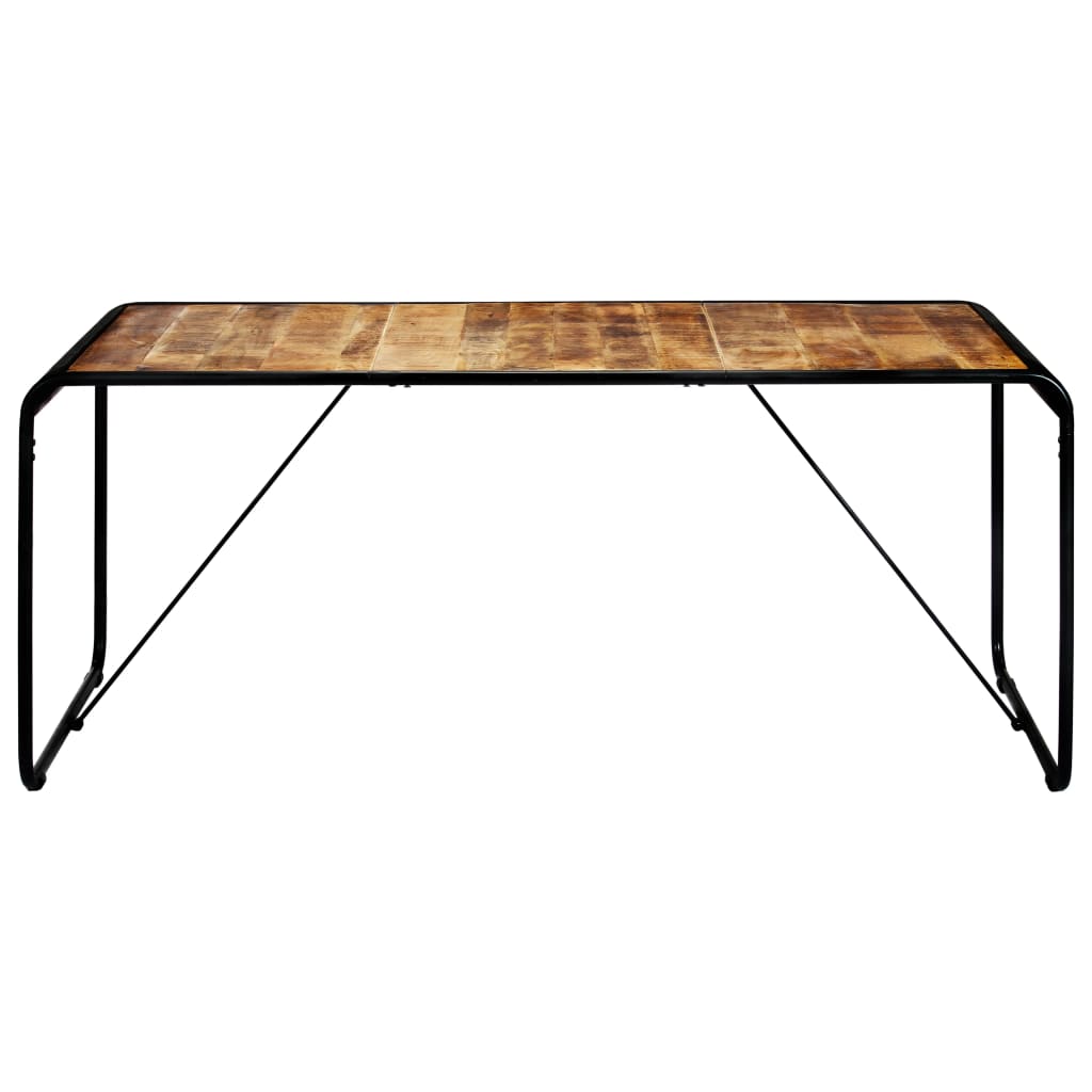 Dining table 180x90x76 cm Rough mango wood