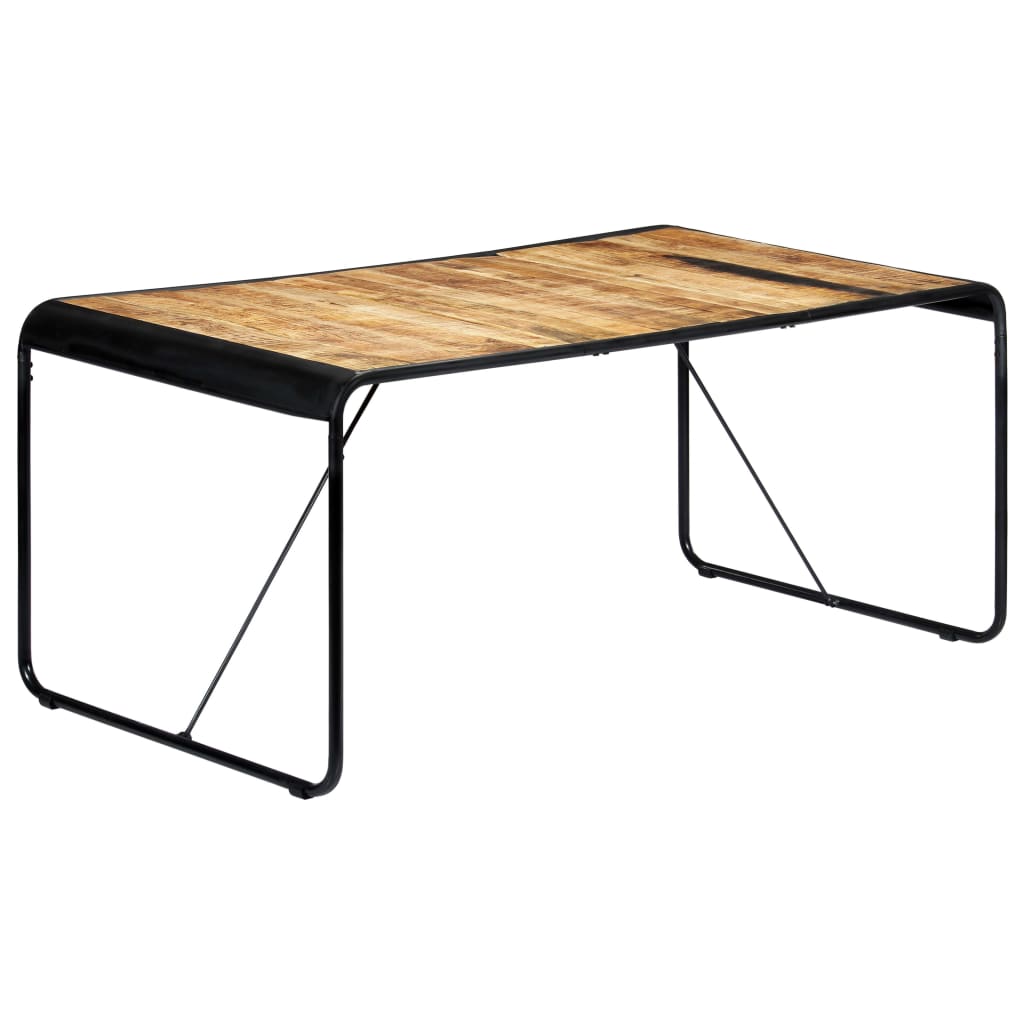Dining table 180x90x76 cm Rough mango wood