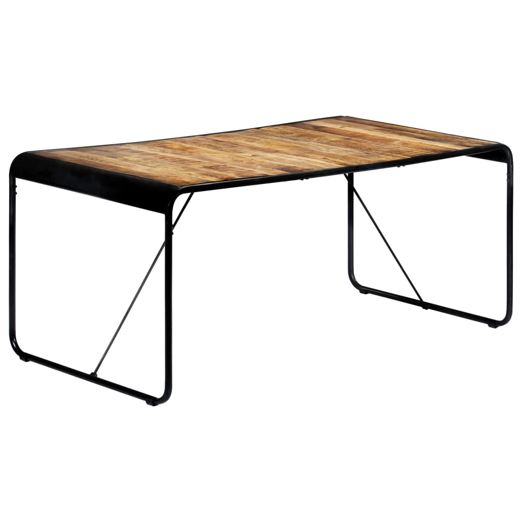 Dining table 180x90x76 cm Rough mango wood