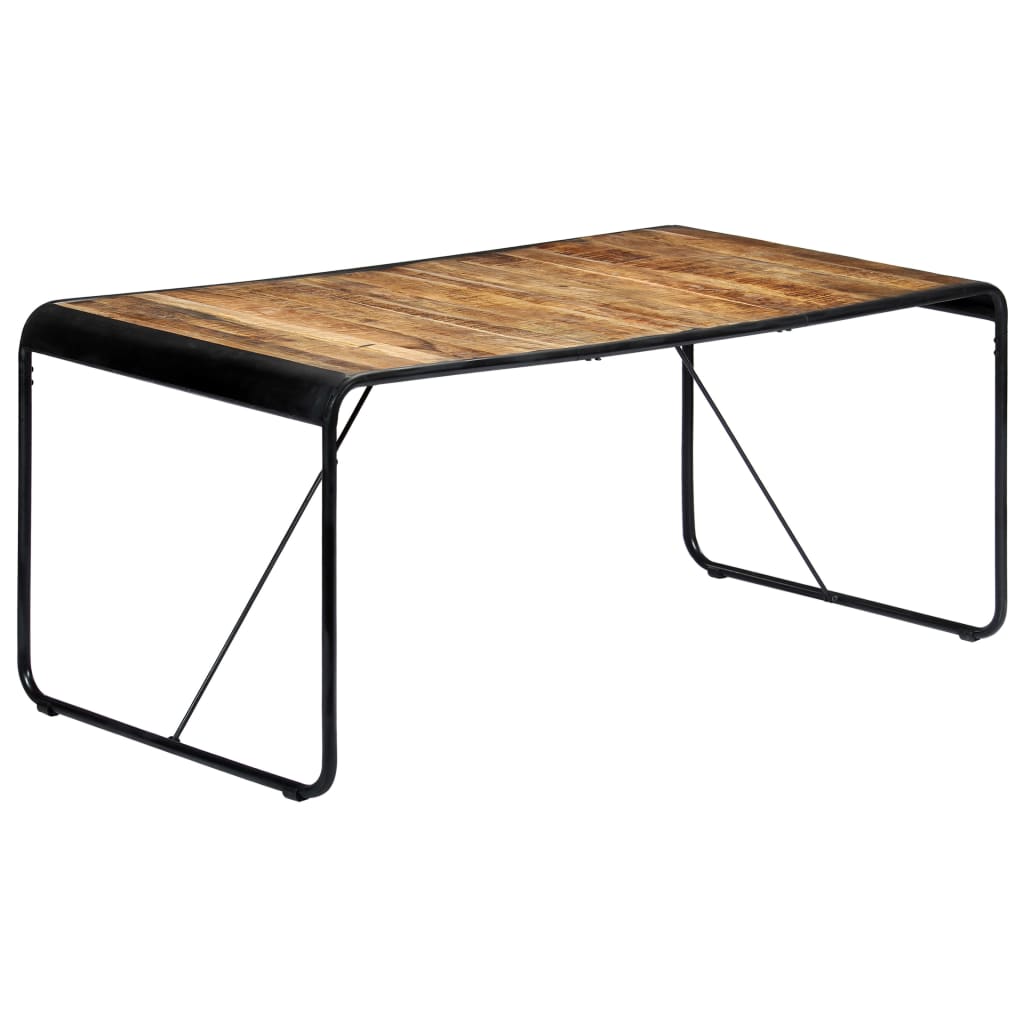 Dining table 180x90x76 cm Rough mango wood