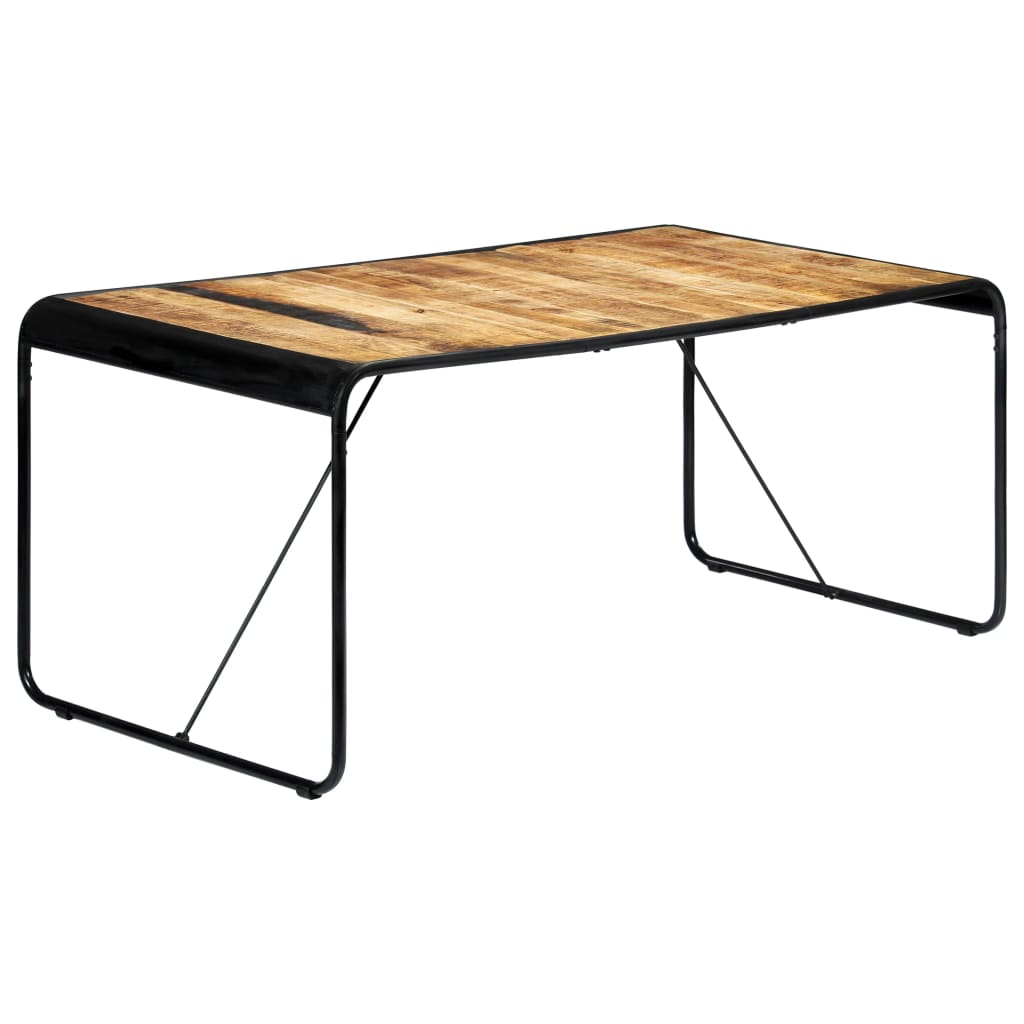 Dining table 180x90x76 cm Rough mango wood