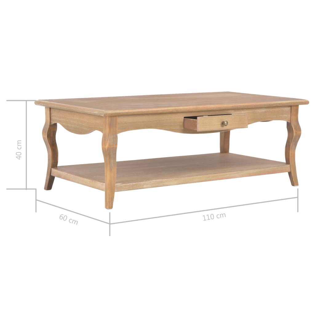 Couchtisch 110×60×40 cm MDF