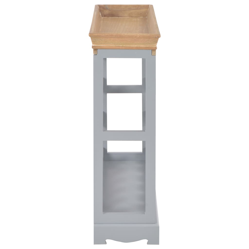 Weinschrank Grau 70 x 22,5 x 70,5 cm MDF