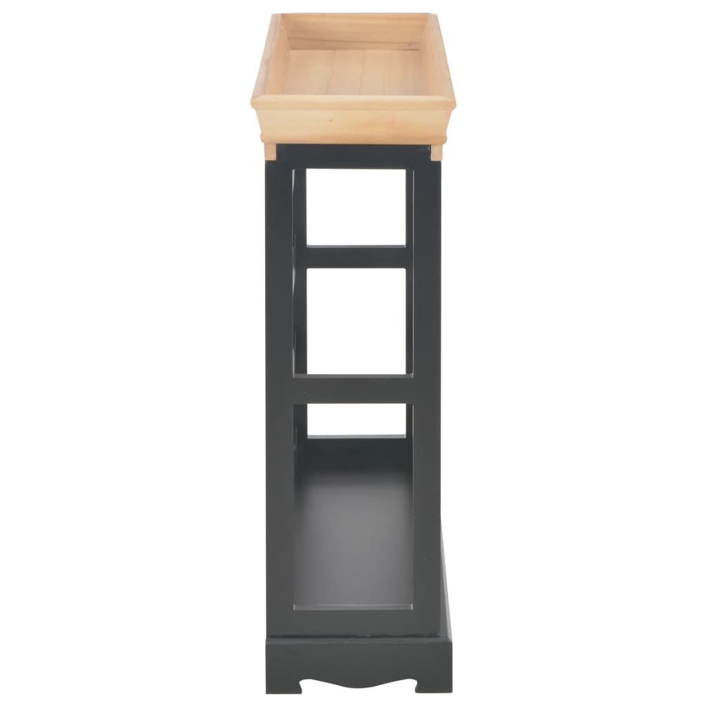 Weinschrank Schwarz 70 x 22,5 x 70,5 cm MDF