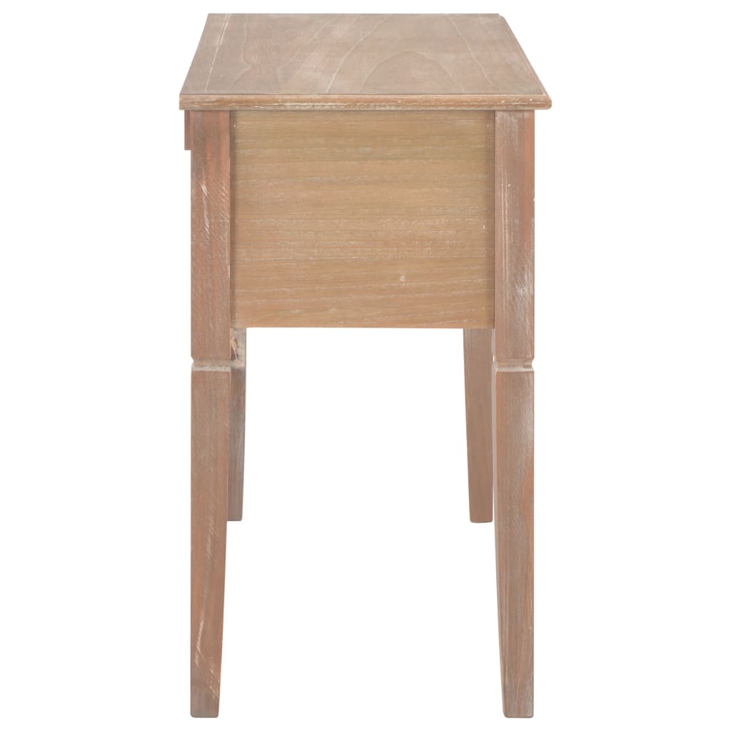 Desk Brown 109.5 x 45 x 77.5 cm Wood