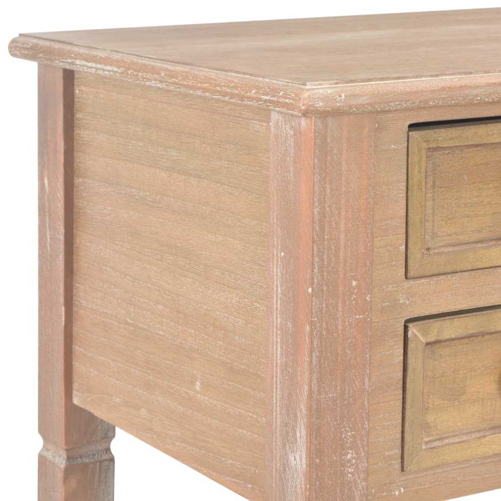 Desk Brown 109.5 x 45 x 77.5 cm Wood