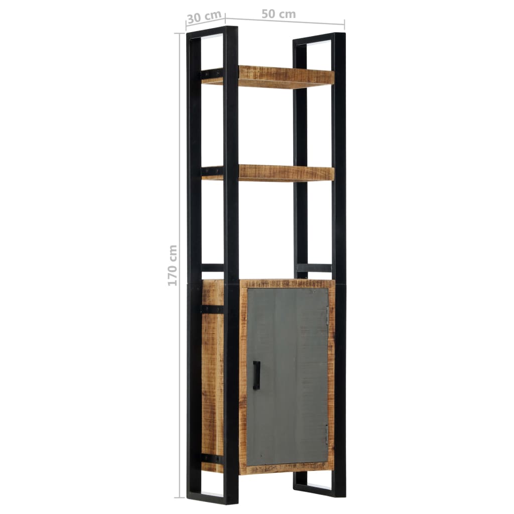 Bookshelf 50x30x170 cm solid mango wood