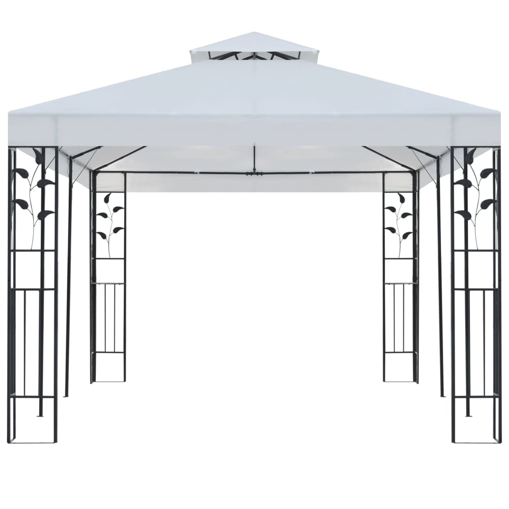Pavillon 3x6 m Weiß