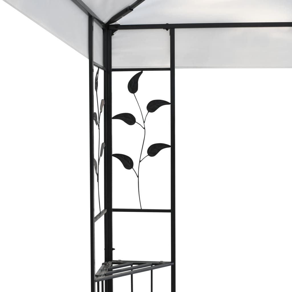 Pavillon 3x6 m Weiß