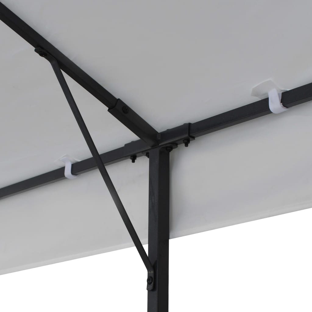 Pavillon 3x6 m Weiß