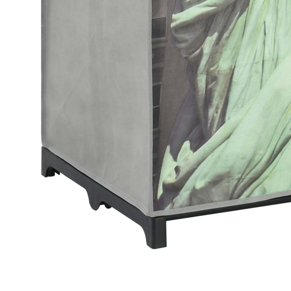 Wardrobe 75×45×160 cm New York fabric