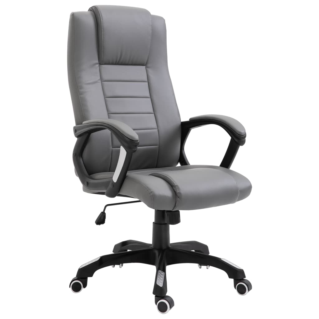 Office chair anthracite artificial leather