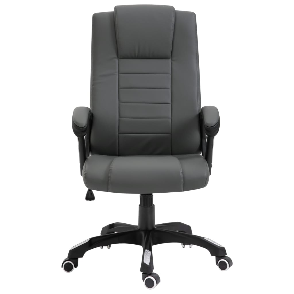 Office chair anthracite artificial leather