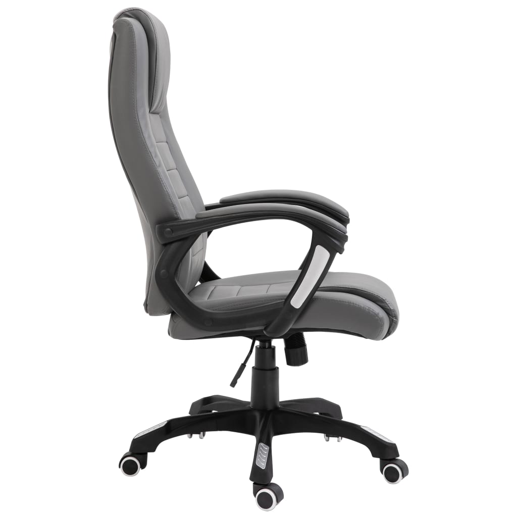 Office chair anthracite artificial leather