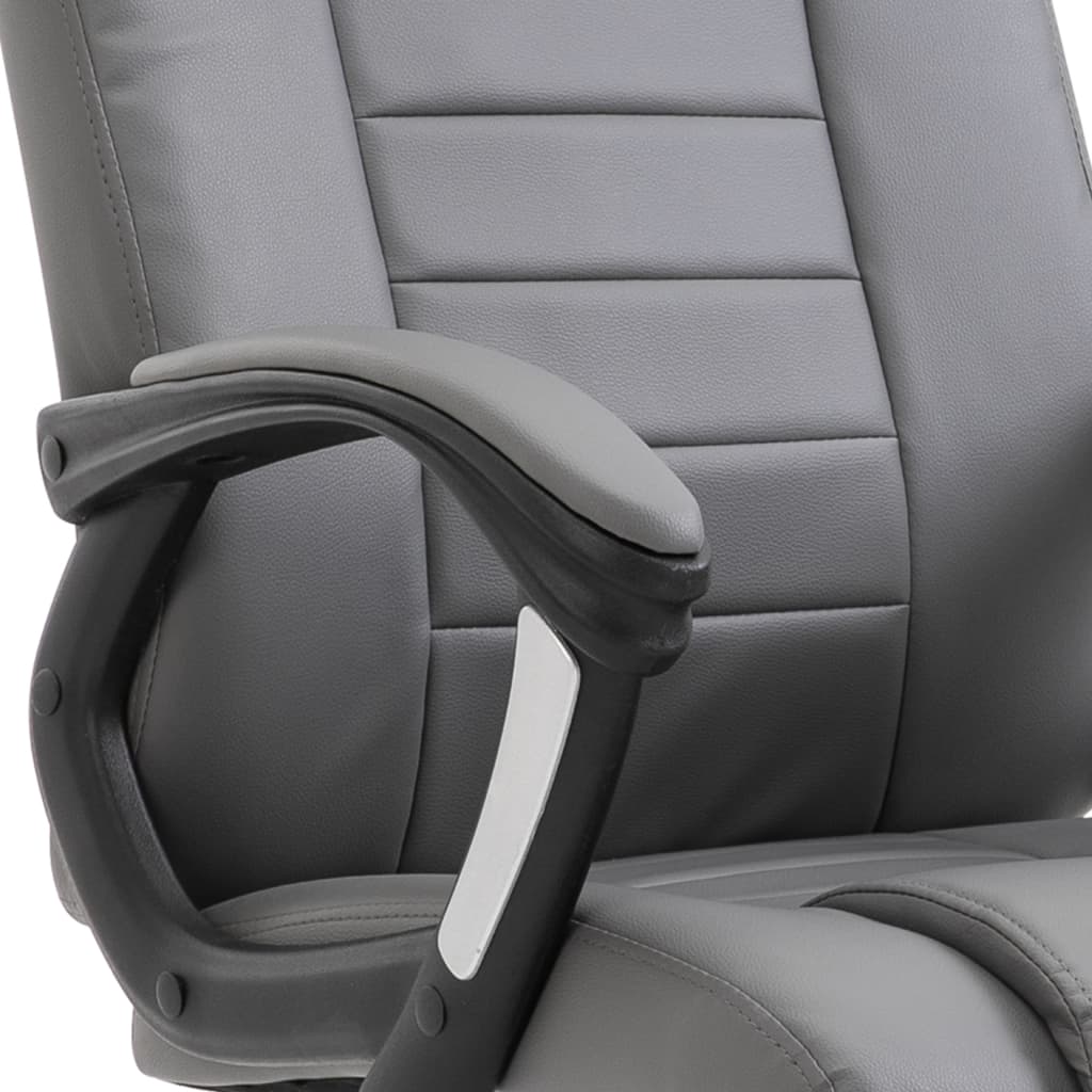 Office chair anthracite artificial leather