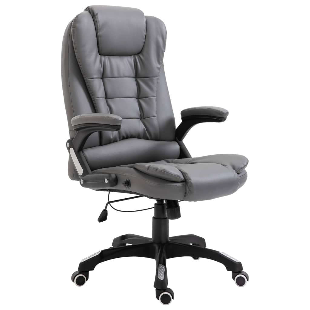 Office chair anthracite artificial leather