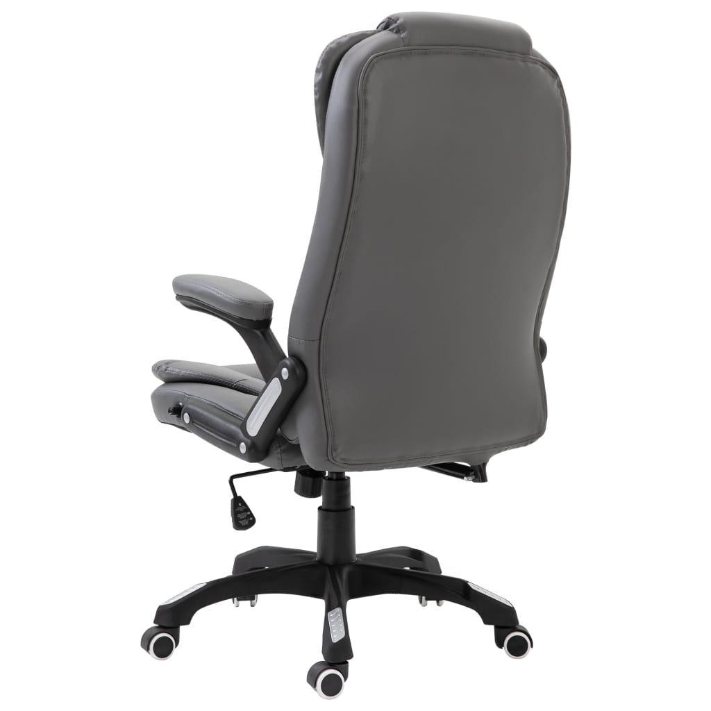 Office chair anthracite artificial leather