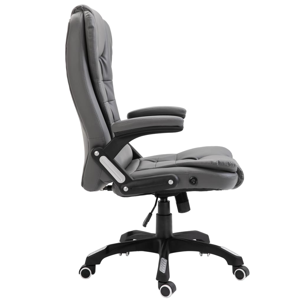 Office chair anthracite artificial leather