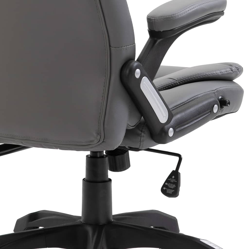 Office chair anthracite artificial leather