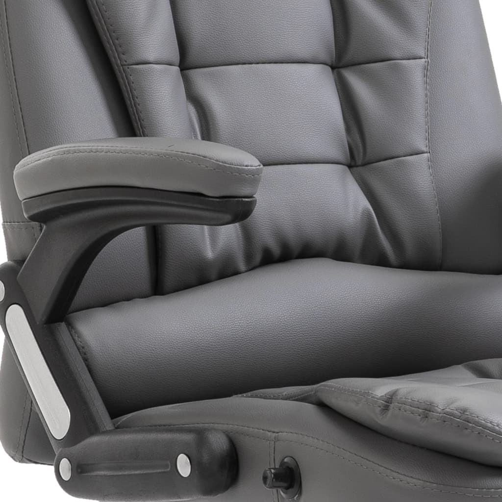 Office chair anthracite artificial leather