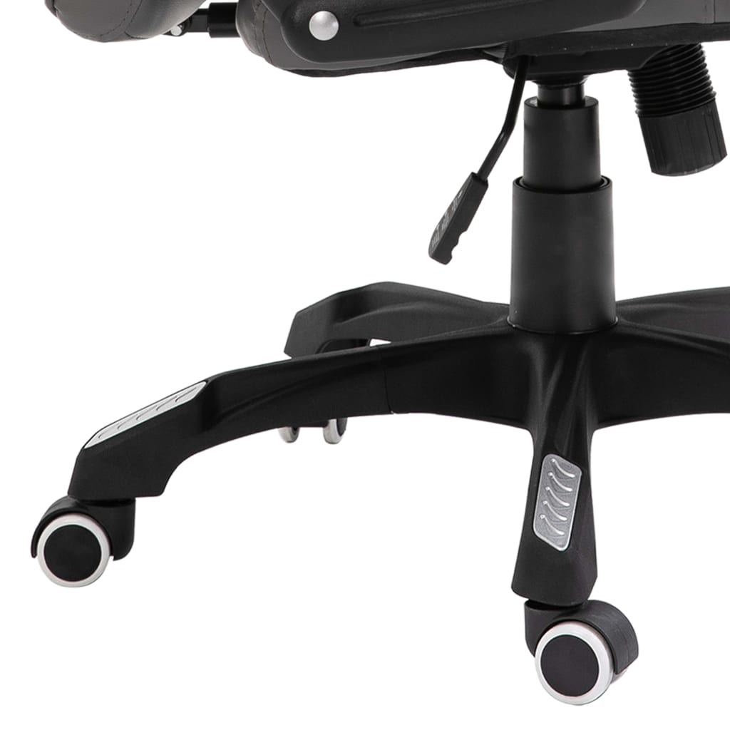 Office chair anthracite artificial leather