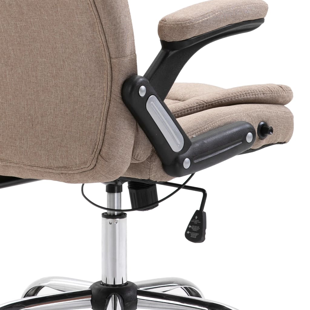 Bürostuhl Taupe Polyester