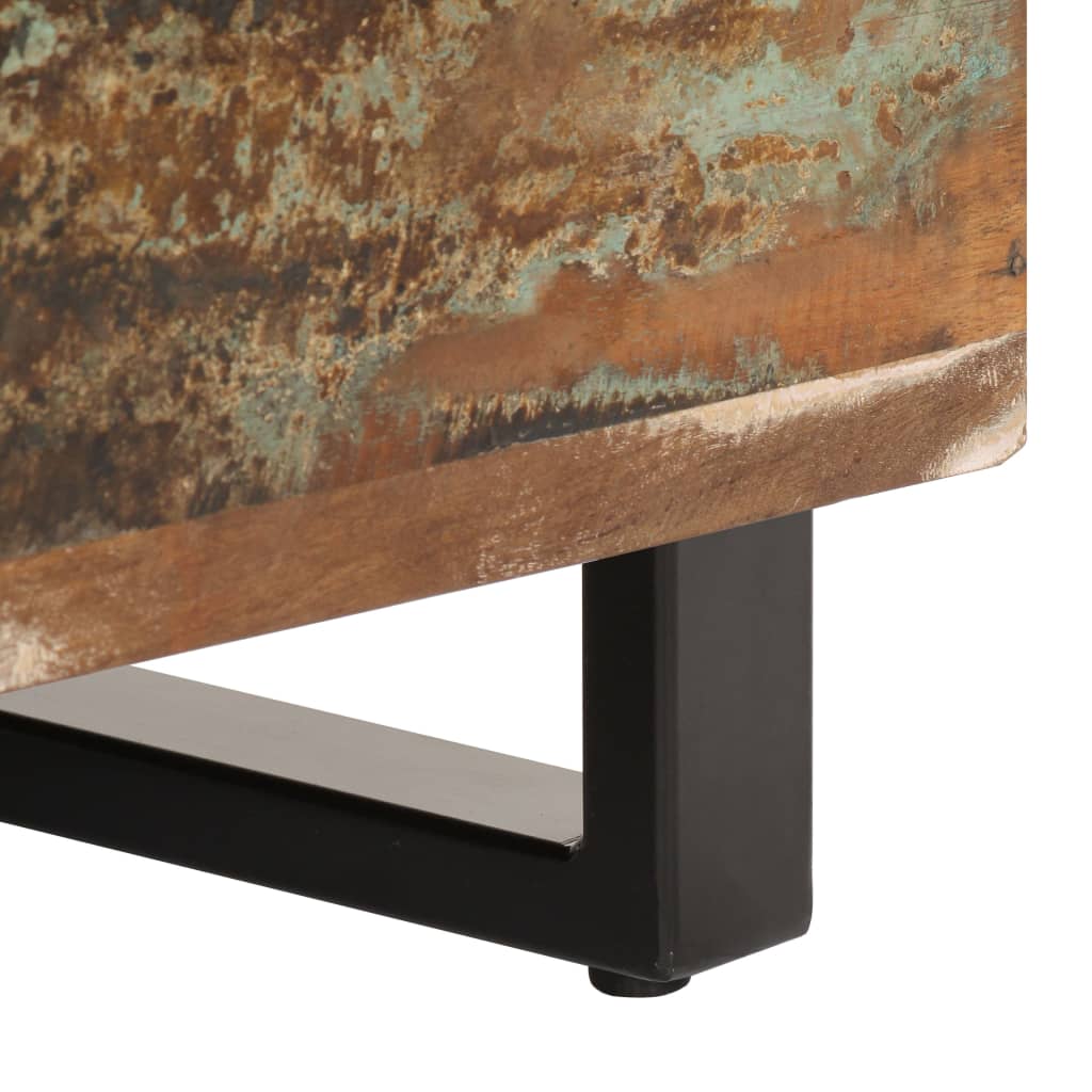 Couchtisch 50 x 50 x 35 cm Altholz Massiv