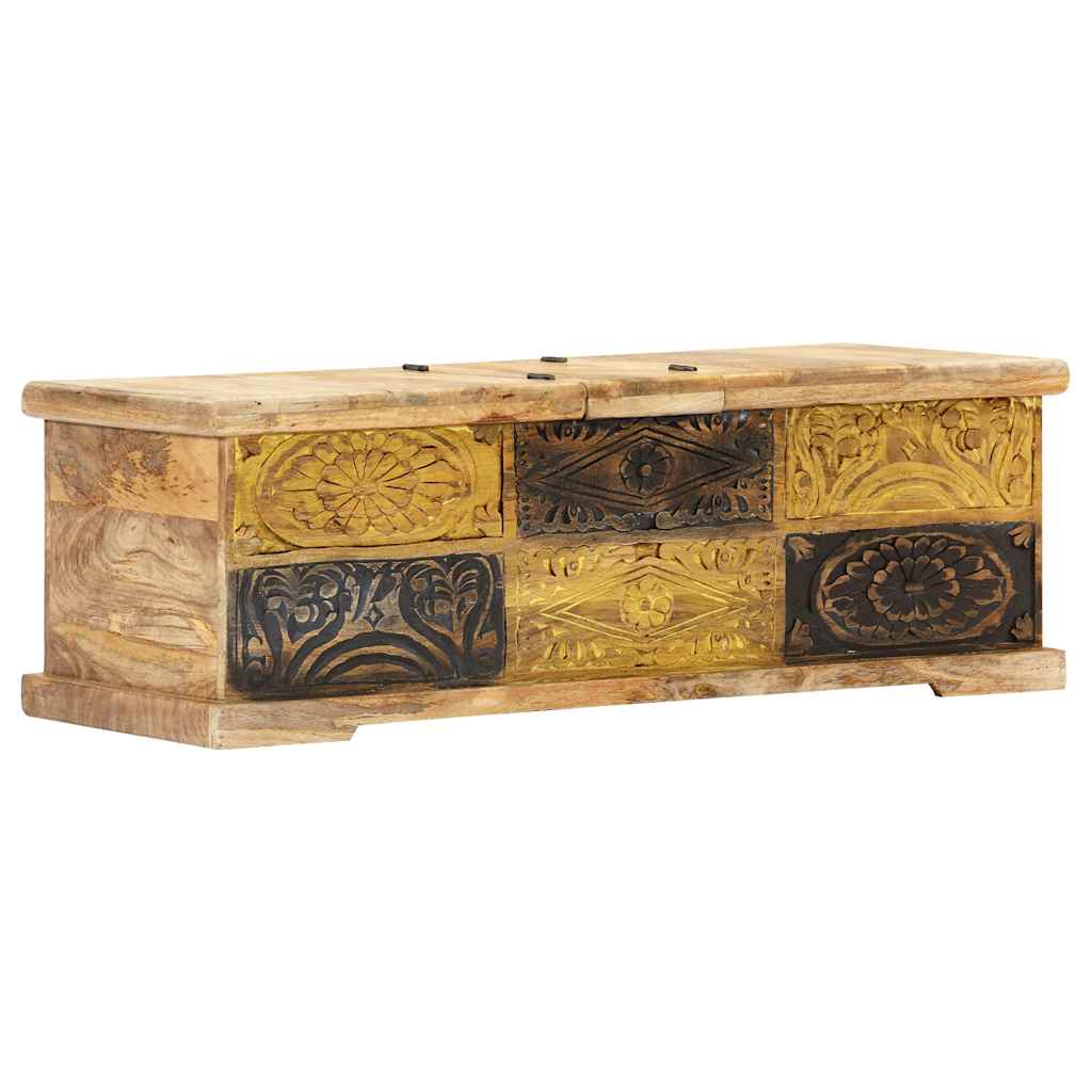 Couchtisch 100x50x35 cm Massivholz Mango
