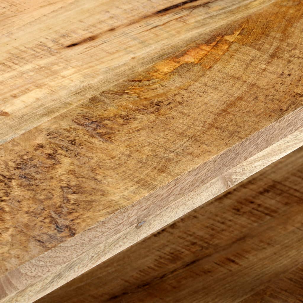 Étagère TV 130x40x40 cm en bois de manguier massif