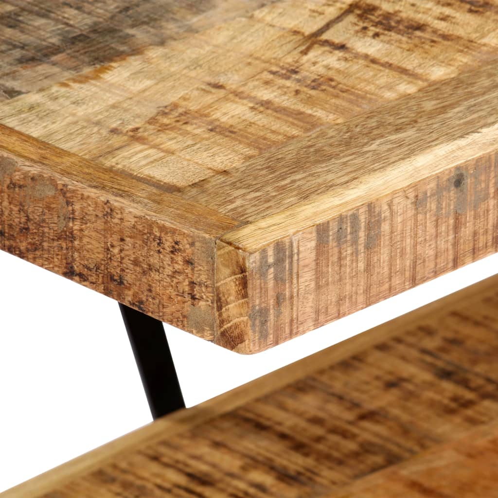 Étagère TV 160x40x50 cm en bois de manguier massif