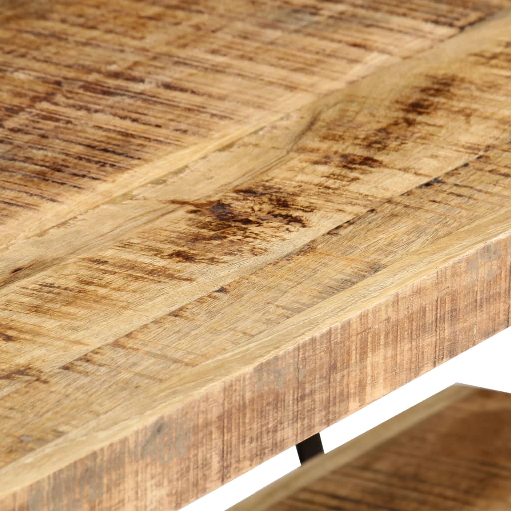 Étagère TV 160x40x50 cm en bois de manguier massif