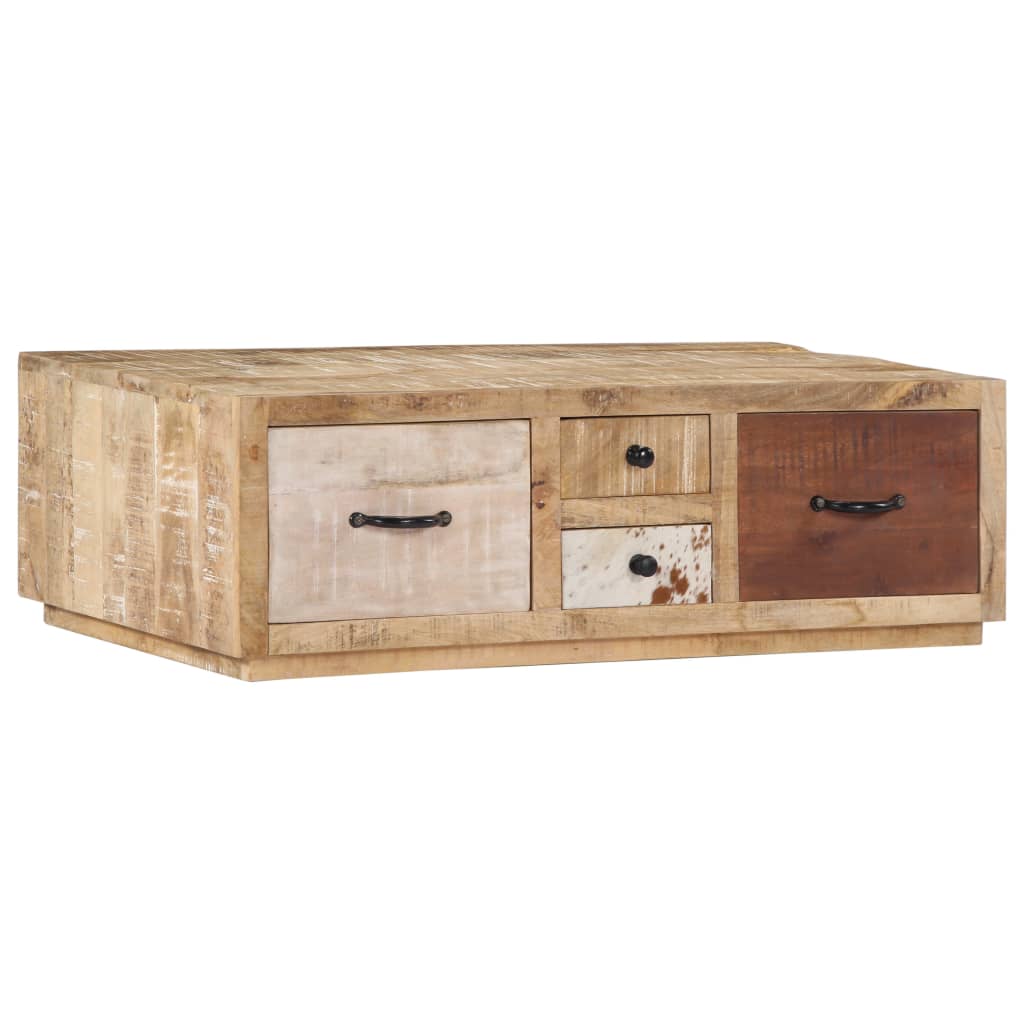 Coffee table 90x60x30 cm solid mango wood