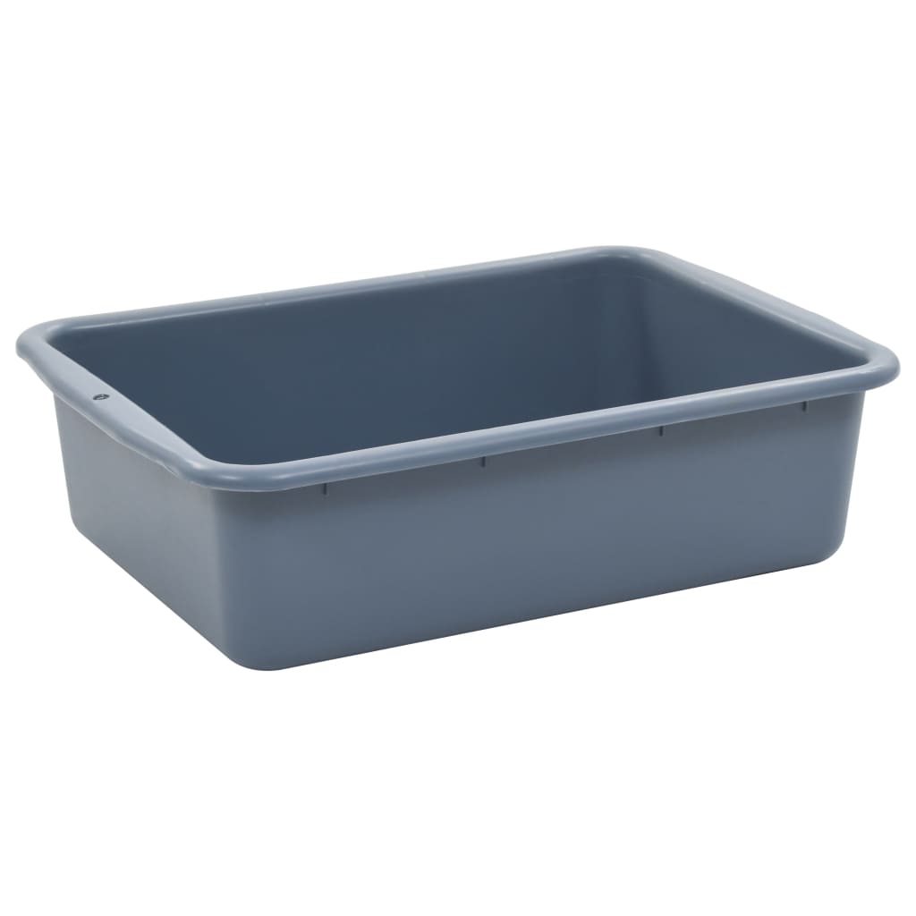 Kitchen trolley with plastic containers 82x43.5x93 cm