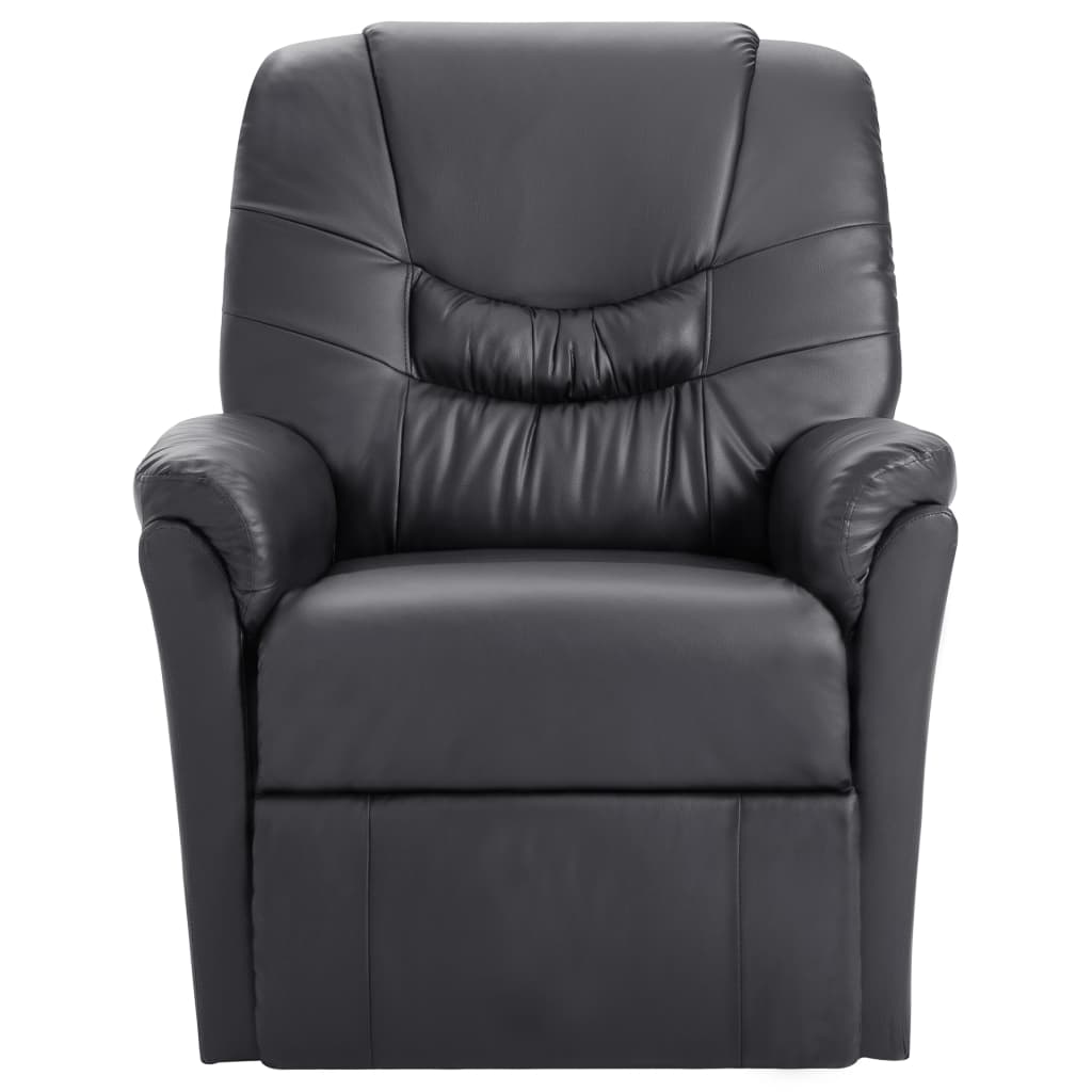 Massagesessel Grau Kunstleder