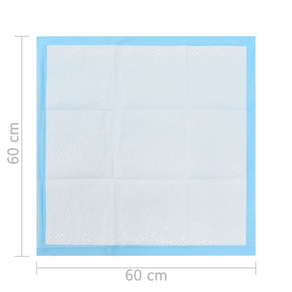 Tapis de toilette pour chien 100 pièces 60×60 cm tissu non tissé