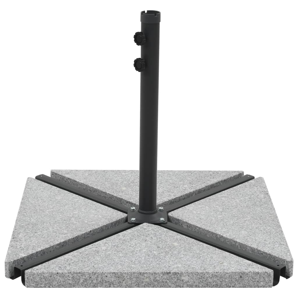 Sonnenschirm-Gewichtsplatten 4 Stk. Dreieckig Garu Granit 60 kg