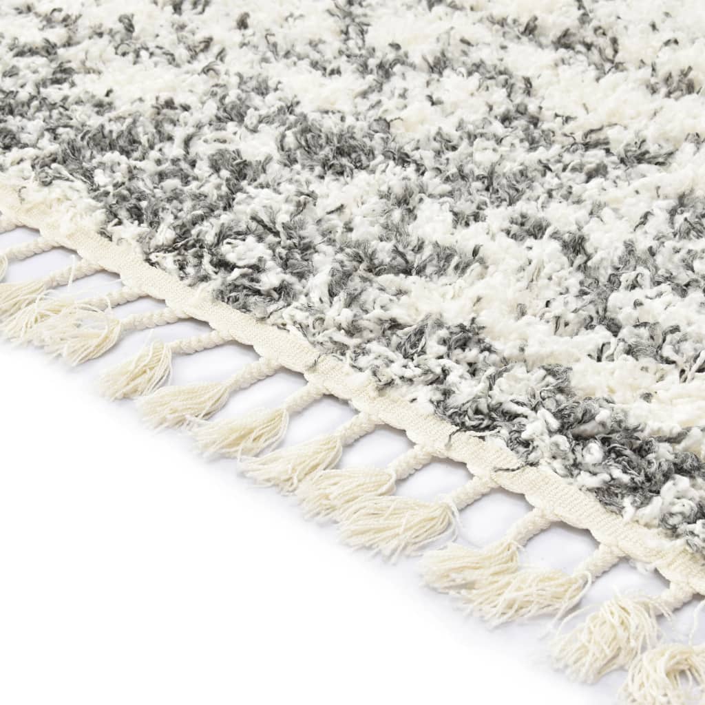 Berberteppich Hochflor PP Beige und Sandfarben 160 × 230 cm