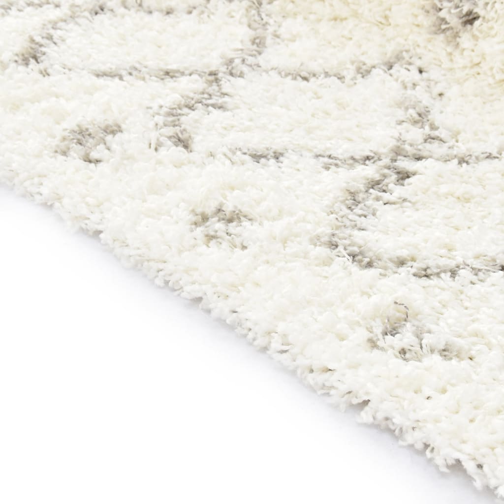 Berberteppich Hochflor PP Beige und Sandfarben 160 × 230 cm