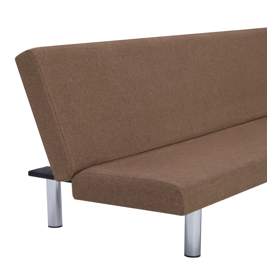 Schlafsofa Braun Polyester