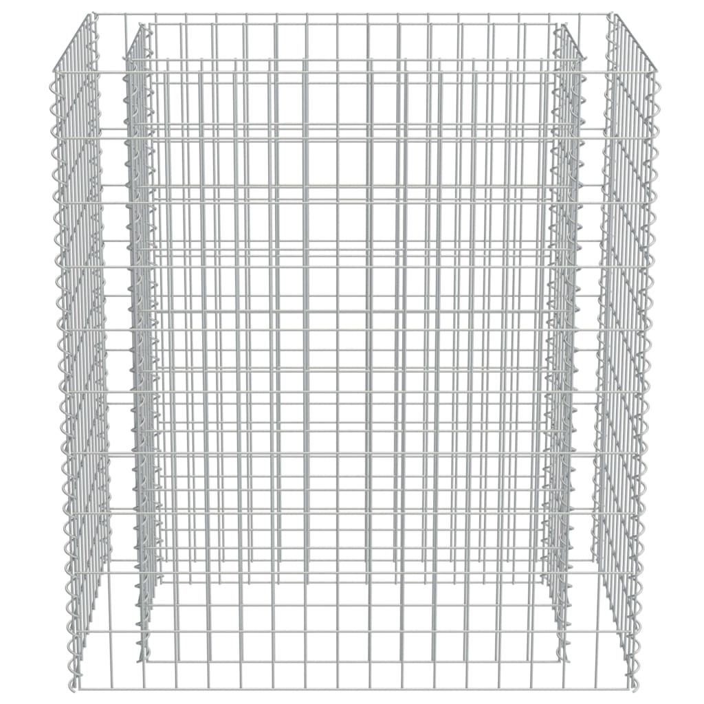 Gabionen-Hochbeet Verzinkter Stahl 90×50×100 cm