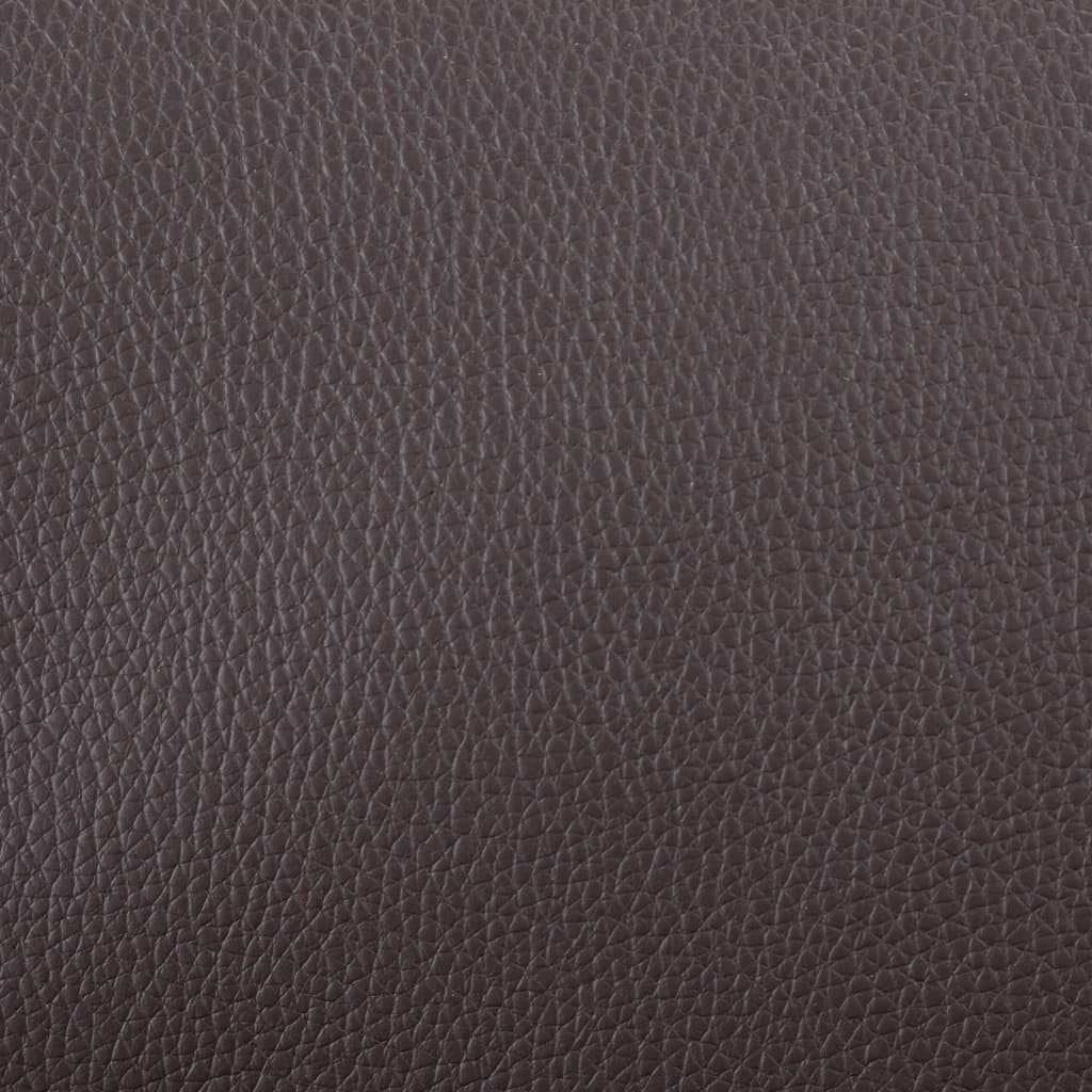 TV-Sessel Braun Kunstleder