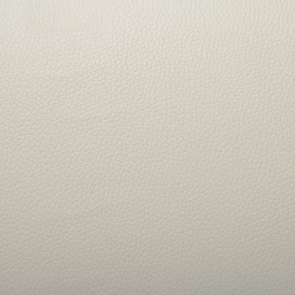 TV-Sessel Creme Kunstleder