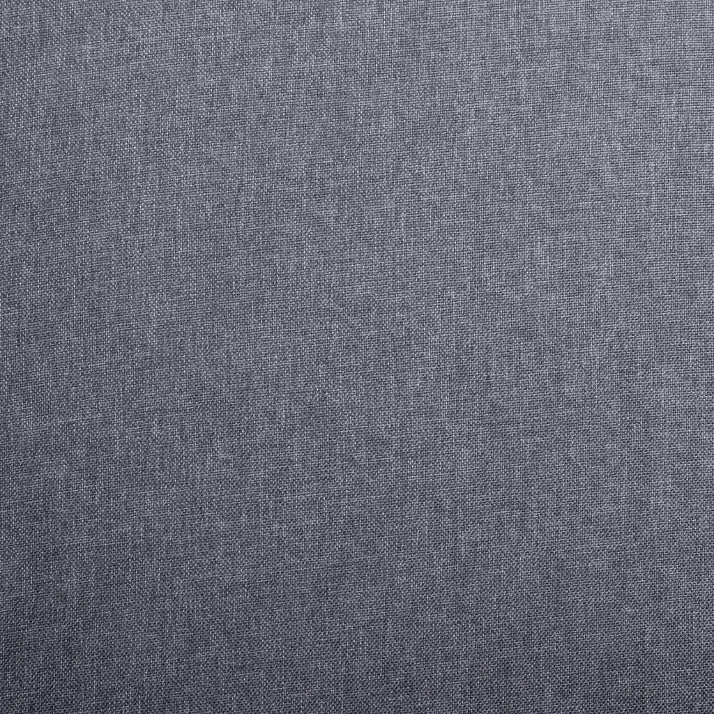 Fauteuil tissu gris foncé