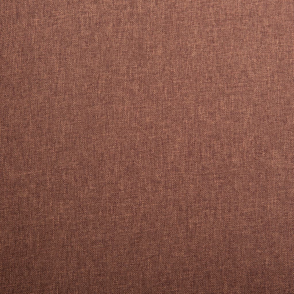 Fauteuil en tissu marron