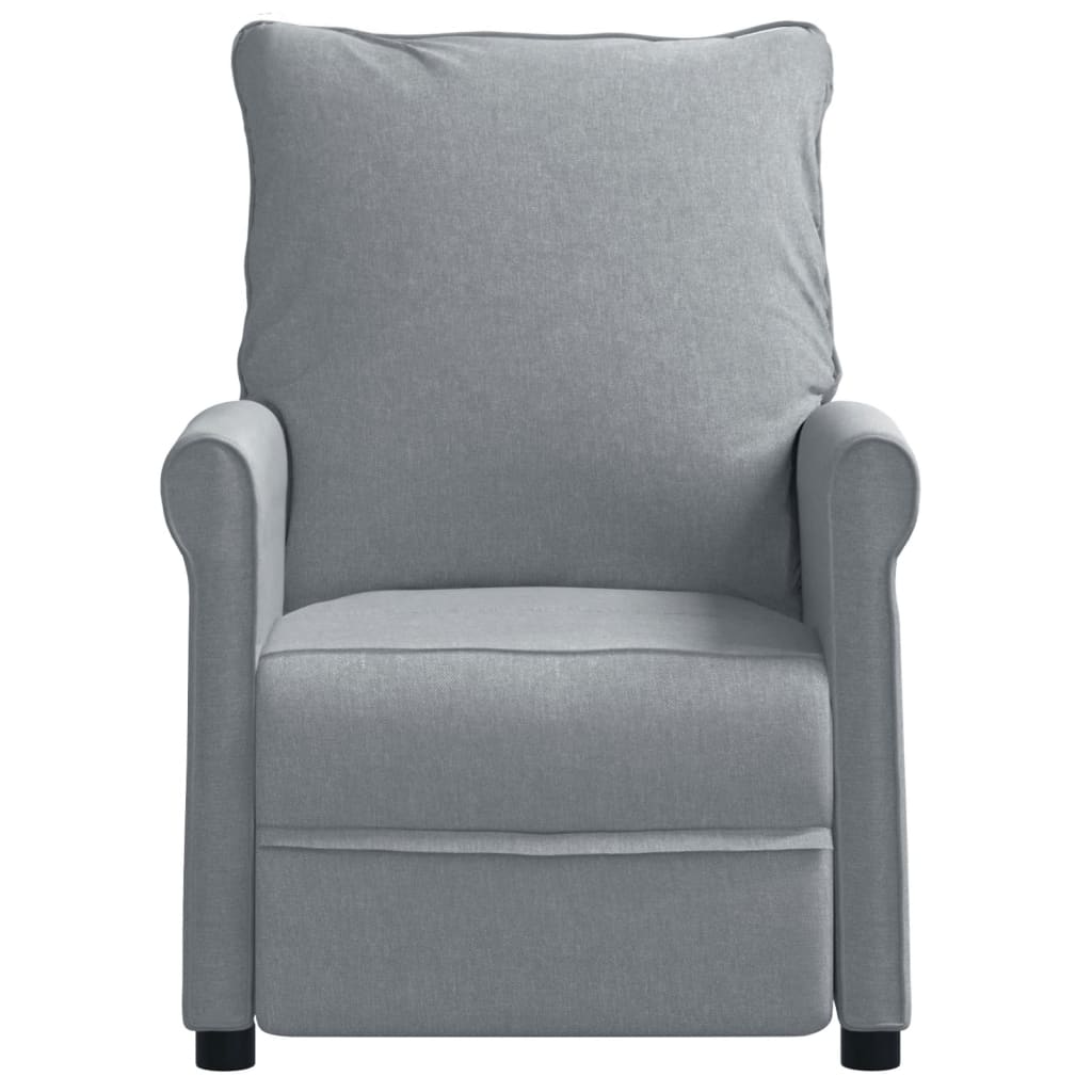 Relaxsessel Hellgrau Stoff