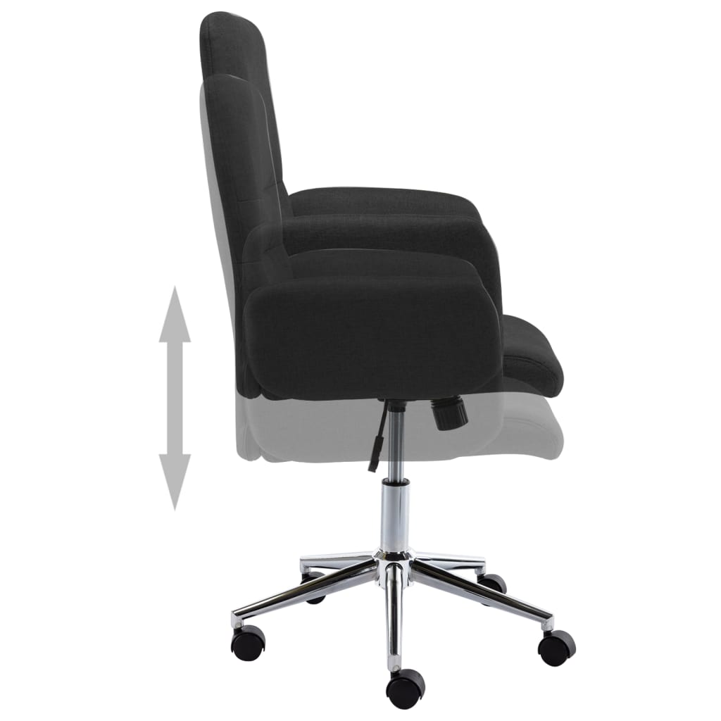 Bürostuhl Schwarz Stoff