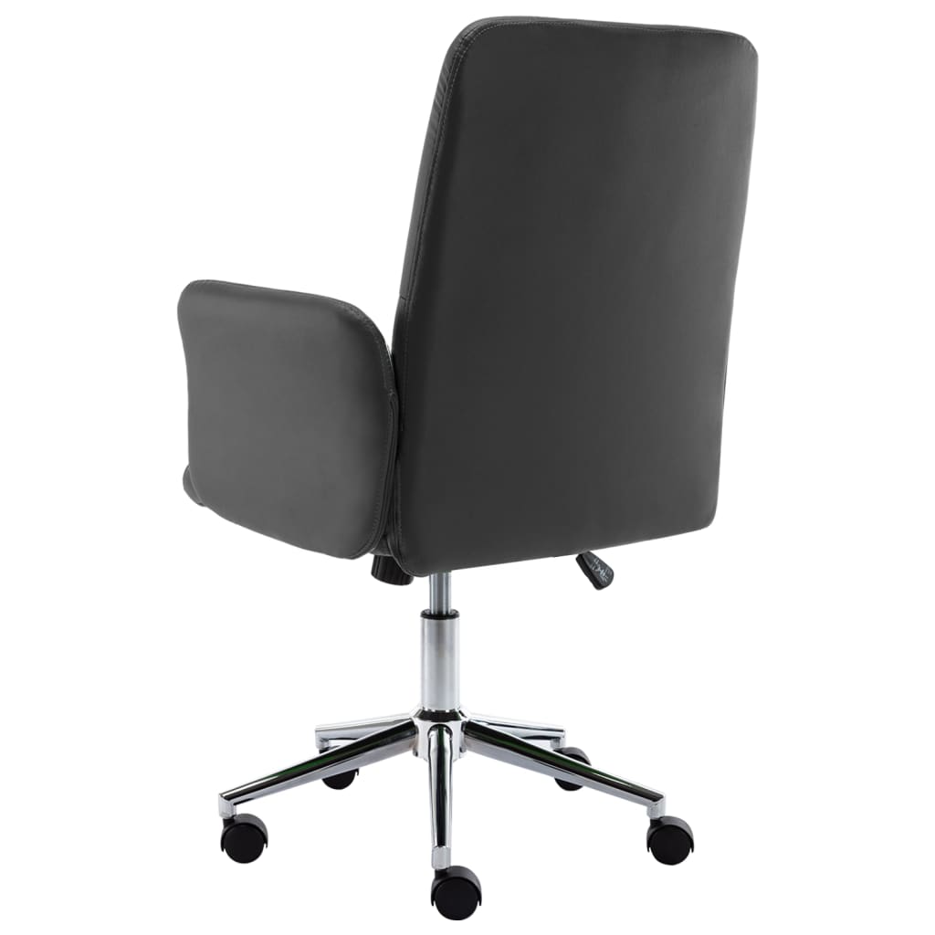 Bürostuhl Grau Kunstleder