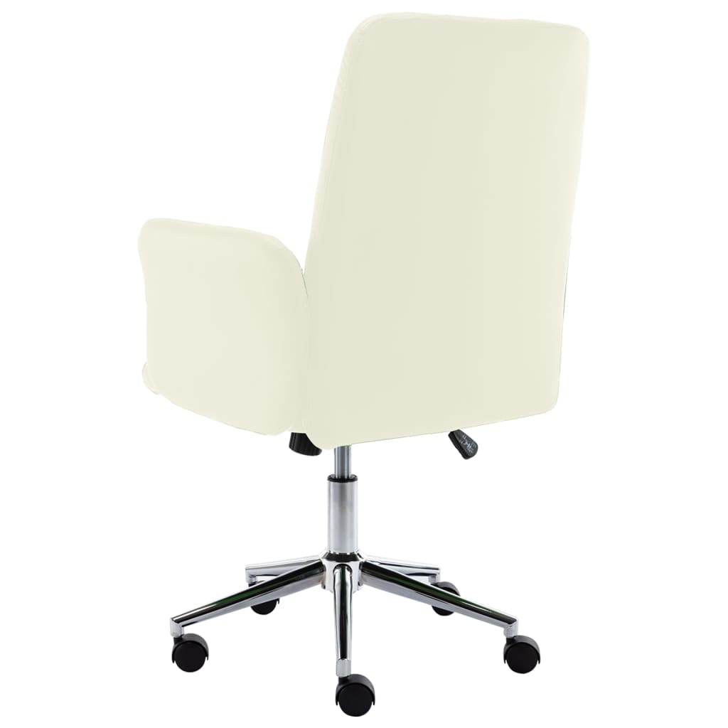 Bürostuhl Creme Kunstleder